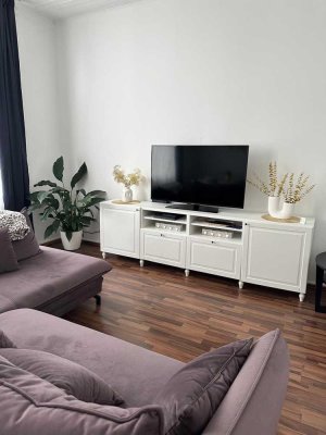 Komplett möblierte Familienwohnung 90 m² in Krefeld-Bockum | Möbelübernahme Pflicht 12500€