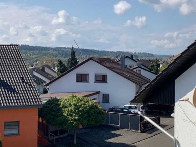 Traumwohnung in Höhenlage mit Weitsicht ins Kraichgau und Garage, Stellplatz und Gartennutzung
