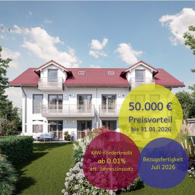 JETZT 50.000€ SONDERZUSCHUSS SICHERN! - Sonnige 5-Zi.-Maisonette-Gartenwohnung in Sauerlach