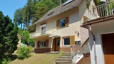 Helle 2-Zimmer-Möbilierte Wohnung mit Garten in Oppenau