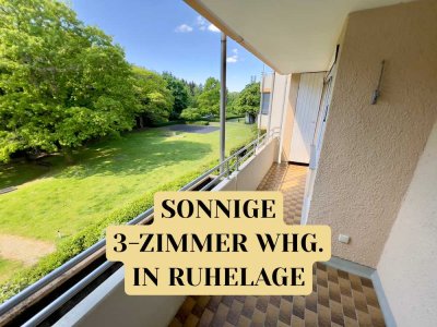 SONNIGE    3 - ZIMMER WOHNUNG    IN RUHELAGE