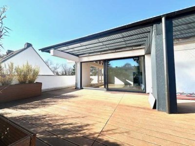 Erstbezug nach Modernisierung  4 Zi Penthouse- späte Moderne, Wohnarchitektur hell-offen, 100qm DT