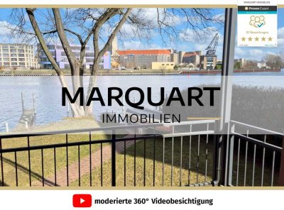Provisionsfrei: Kernsanierte Altbauwohnung mit Spreeblick und Bootssteg am Garten