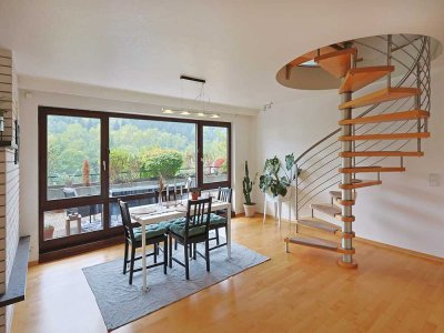 Maisonette-Wohnung mit Panoramablick auf das Naturschutzgebiet