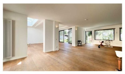 Großzügig geschnittene, Barrierearme Erdgeschossloft mit direktem Zugang zum Garten und Innenhof