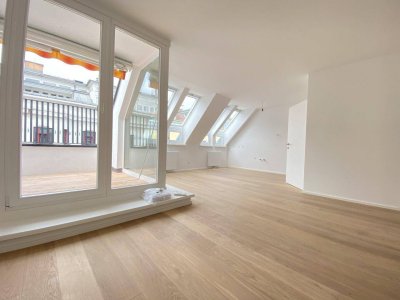 Erstbezug nach Sanierung: Gut aufgeteilte 3 Zimmer Maisonette - Terrasse