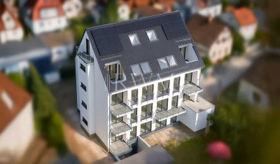 ENERGIEEFFIZIENTER NEUBAU - FEUERBACH
Zentral gelegene 3-Zimmer-Wohnung mit Terrasse & Garage