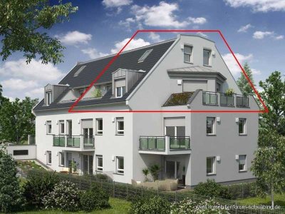 Chice Maisonettewohnung unterm Dach in ruhiger Gartenlage von München-Fürstenried!