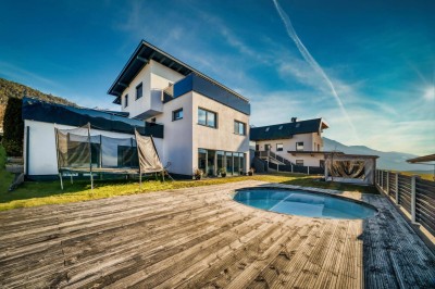 Rarität!! Exklusives Zweifamilienhaus in Bestlage von Mieming mit Panoramablick, Garten &amp; Pool