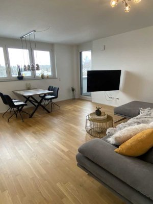 Moderne 2-Zimmer-Wohnung mit Balkon, EBK und TG-Stellplatz im Friedrichspark, Villingen (BJ 2022)