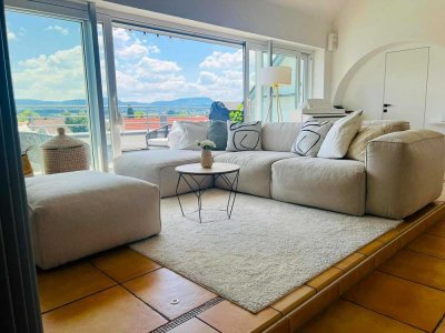 Maisonettewohnung mit Galerie und Panoramablick – Mediterranes Wohngefühl über Dächern von Eislingen