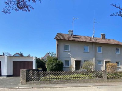 TOP LAGE OBERASBACH: DOPPELHAUSHÄLFTE MIT GARAGE UND GROSSEM GARTEN IN RUHIGER LAGE UNTERASBACH