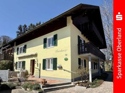 Wohnen und Leben am Balkon von Oberbayern