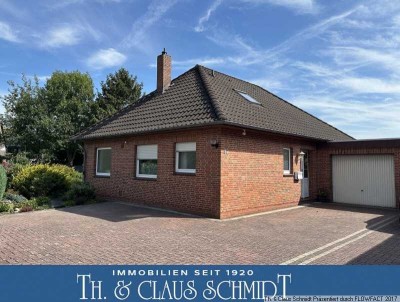 Ebenerdiger Bungalow mit Garage in ruhiger Siedlungslage von Jaderberg