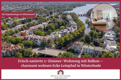 Frisch sanierte City-Wohnung mit Balkon – charmant wohnen Ecke Leinpfad in Winterhude