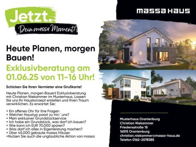 Tag der offenen Tür bei massa haus Berlin Sonntag 01. Juni 11-16Uhr