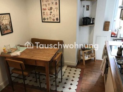 Tauschwohnung: Schöne Altbauwohnung mit Balkon im Komponistenviertel