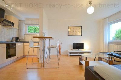 MÖBLIERT - HALBHÖHENLAGE - Wohnung in S-Feuerbach in ruhigem und gehobenem Wohngebiet