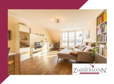 Attraktive 2-Zimmer-Maisonette-Wohnung mit Süd-Loggia und Blick ins Grüne