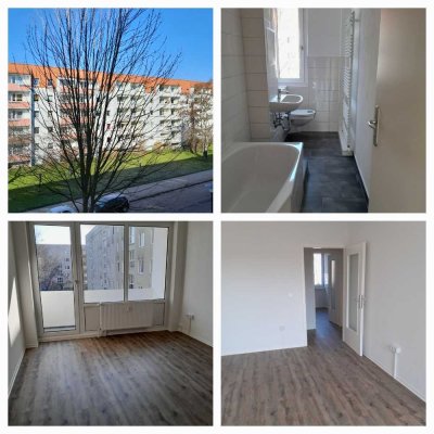 Trotz Plattenbau bin ich eine sehr schön geschnittene und sanierte Wohnung!