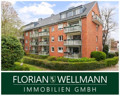 Bremen - Walle | Gut geschnittene 3-Zimmer-Etagenwohnung in ruhiger Wohngegend mit Balkon