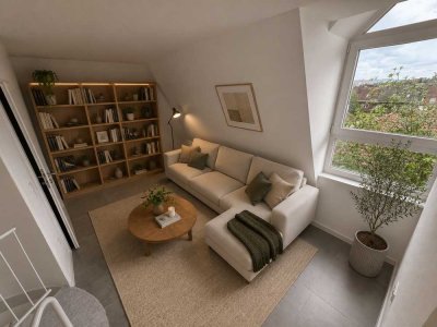 3,5-Zi. Maisonette Wohnung in zentraler Lage! - mit EBK/Balkon/TG-Platz (17)