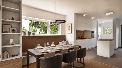 Fertigstellung im Herbst 2026 - Stadthaus mit Garten