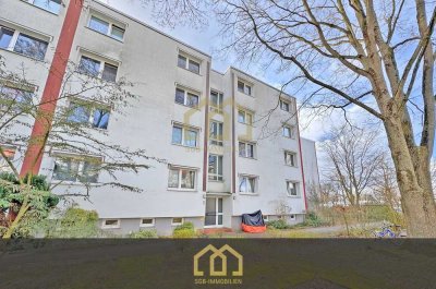 Solide Kapitalanlage (7% Rendite): Vermietete 3-Zimmer-Wohnung + Balkon in ruhiger Lage (Erbpacht)