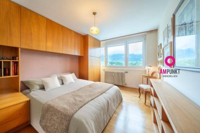 Über den Dächern von AIGEN: 3-Zimmer-Wohnung mit Loggia und Festungs- und Gaisbergblick