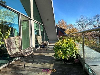 Ruhe trifft Luxus – hochwertiges Penthouse mit Weitblick, Dachterrasse und Carport!