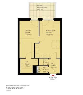 2-Zimmer-Neubauwohnung inkl Markenküche, Balkon Außenfläche und Kellerabteil / K3-58
