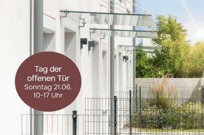 Hochwertiges Niedrigenergie-Reihenhaus | Keller, Eigengarten, Dachterrasse &amp; Garagenplatz - Provisionsfrei &amp; direkt vom Bauträger!