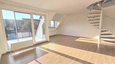 Attraktive 3-Zimmer-Maisonettewohnung mit großem Balkon und PKW-Stellplatz in traumhafter Lage
