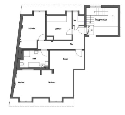 Stilvoll renovierte 3-Zimmer-Wohnung mit moderner Ausstattung in der Ulmer Mitte!