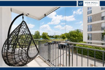 Exklusives Wohnen am Main – Top moderne Wohnung auf der Hafeninsel