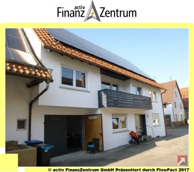 Großzügige 3-Zimmer-Wohnung mit Garten und großer Garage
