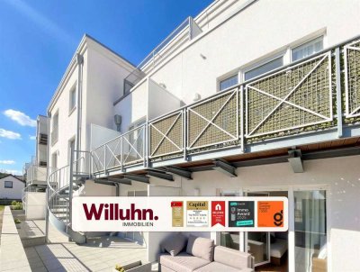 4,6% Rendite, 2-Raum-Wohnung mit Balkon, Terrasse, Aufzug und Tiefgarage in ruhiger Lage