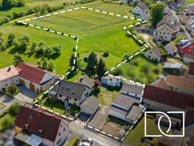 Rarität! Hochwertiges Architektenhaus mit Nebengebäuden und 9.625 m² großem Grundstück