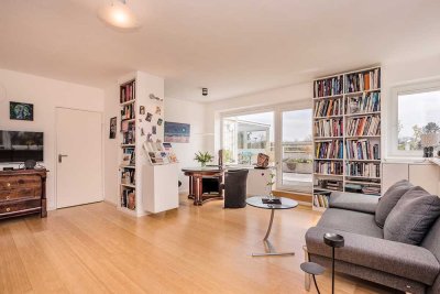Licht, Luft und Weitblick: 2-Zimmer Wohntraum
mit großer Dachterrasse nahe der Havel!
