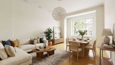 Großzügige 3-Zimmer-Wohnung im Gründerzeitgebäude im Winskiez