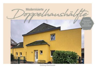 Modernisiertes Wohnerlebnis! DHH mit großem Grundstück in Duisburg-Rheinhausen