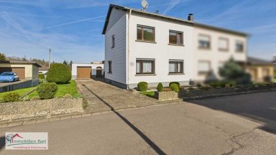 GEPFLEGTES WOHNHAUS, GARTEN UND GARAGE IN GRENZNÄHE LUXEMBURG!