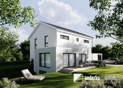 Hier werden Ihre Träume wahr: Modernes Neubau-Einfamilienhaus auf schönem Grundstück!