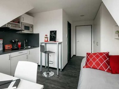 Stilvolle 1-Zimmer-Wohnung im Studentenwohnheim Yugo Leonis (Münster)