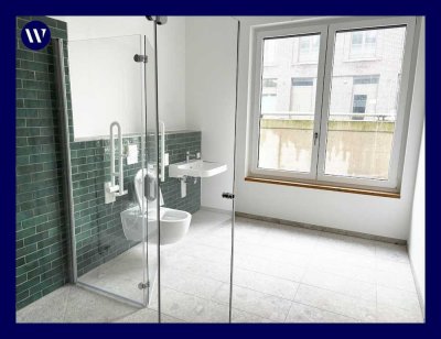 !!Rollstuhlgerechtes Wohnen im Neubau!! Moderne 3-Zimmer mit Terrasse, Einbauküche, Tageslichtbad
