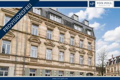 VON POLL | Sanierte 6-Zimmer-Mietwohnung, möbliert, in denkmalgeschütztem Gebäude