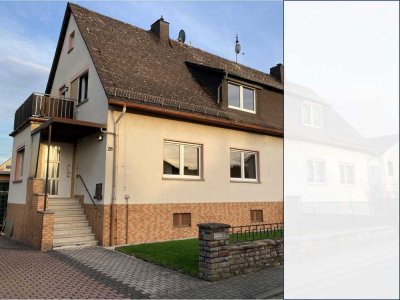 Zur Miete: Doppelhaushälfte mit großem Garten in Solms-Albshausen