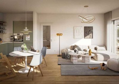 Kompakt und nachhaltig in Köpenick: 2 Zimmer im BUWOG ARBOR