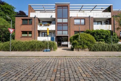 ***Helle 1-Zimmer-Wohnung mit Dachterrasse in ruhiger Lage von Sankt Magnus
