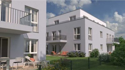 Großzügige 2-Zimmer-Dachgeschosswohnung mit umlaufender Dachterrasse (Erstbezug)